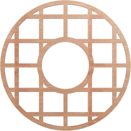 Ekena Millwork O'Neal Wood Fretwork Pierced Ceiling Medallion, Cherry, 22"OD x 8"ID x 3/8"T CMWP22X22X0375ONCH